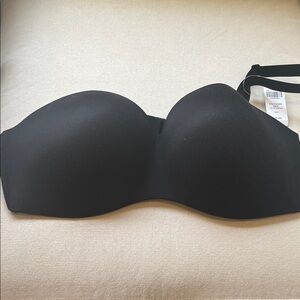 Soma Classic Black Strapless Bra
